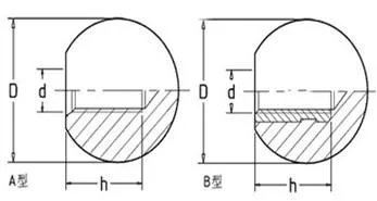 Bakelite Ball Knob with Brass Insert