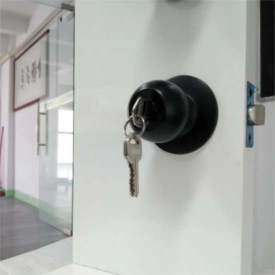 Ensemble de boutons de porte d'intimité, serrure de poignée de porte intérieure de style tulipe, bouton de porte sans clé pour chambre à coucher ou salle de bain